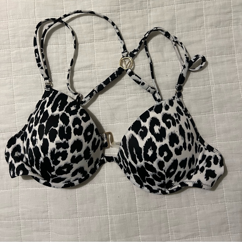 Leopard Bikini Top